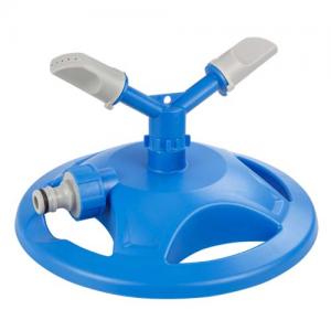 2-arms sprinkler with plastic base