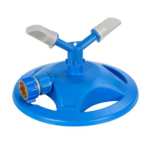 2-arms sprinkler with plastic base