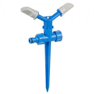 2-arms sprinkler with plastic spike