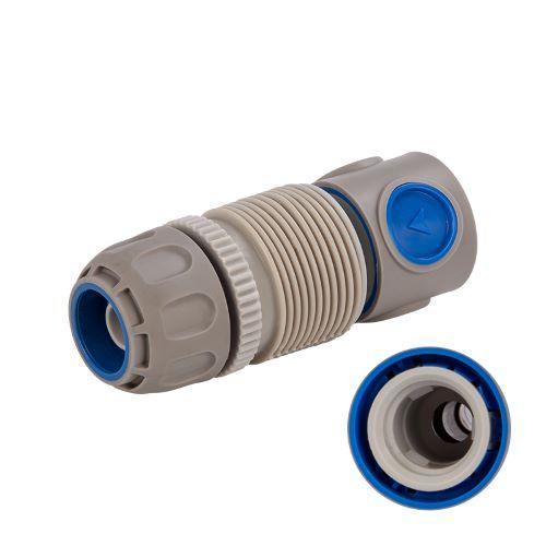 FLEXIBLE HOSE CONNECTOR WITH STOP 1/2