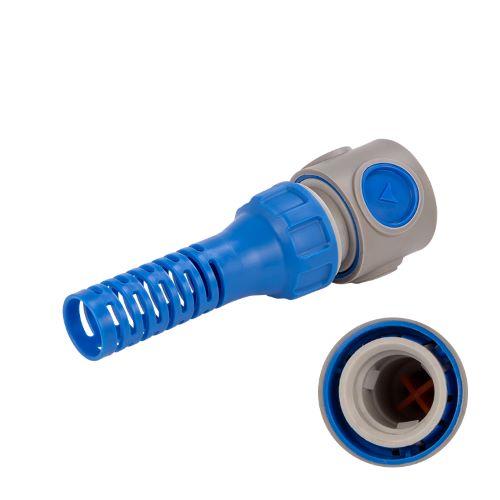 HOSE CONNECTOR WITH STOP 1/2